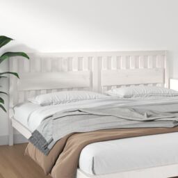 Berkfield Home Bed Headboard White 205.5x4x100 cm Solid Wood Pine