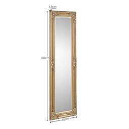 Cheshire Lumière Gold Full Length Dress Mirror - thumbnail 4