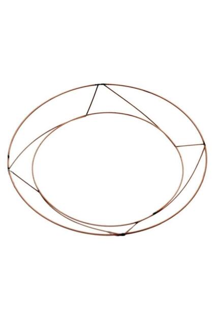KDMD 12 inch Raised Wreath Rings 20 Pack in Gold - image 1