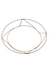KDMD 12 inch Raised Wreath Rings 20 Pack in Gold - thumbnail 2