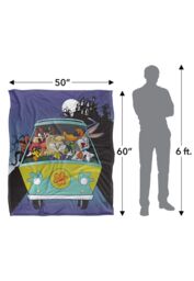 Warner Brothers Looney Tunes Silky Touch Super Soft Throw Blanket 152x127cm in White - Size: 152x127 cm - thumbnail 3