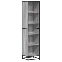 Berkfield Home Book Cabinet Grey Sonoma 40x35x170.5 cm Engineered Wood - thumbnail 2