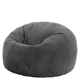icon Kingston Beanbag, Corduroy in Charcoal - thumbnail 3