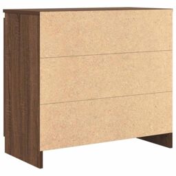 Berkfield Home Sideboard with Drawer Brown Oak 71x35x65 cm Engineered Wood - Size: 71 x 35 x 65 cm - thumbnail 8