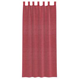 Berkfield Home Voile Curtains with Loops 2 pcs Wine Red 140x225 cm - thumbnail 4