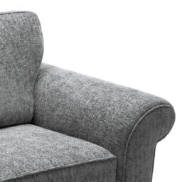 Abakus Direct Ingrid Collection Armchair in Steel Grey in Dark Grey - thumbnail 5