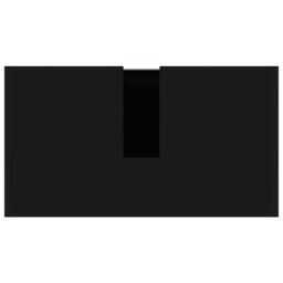 Berkfield Home Sturdy Bathroom Cabinet Black 60x33x61 cm Engineered Wood - Size: 60 x 33 x 61 cm - thumbnail 9