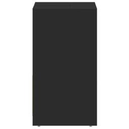 Berkfield Home Sturdy Bathroom Cabinet Black 60x33x61 cm Engineered Wood - Size: 60 x 33 x 61 cm - thumbnail 7