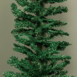 Samuel Alexander 4ft (1.2m) Green Artificial Pencil Christmas Tree With Green Metal Stand & 168 Tips - thumbnail 5