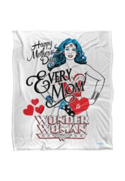 Warner Brothers Justice League Officially Licensed Silky Touch Super Soft Throw Blanket 152 x 127 cm in White - thumbnail 1