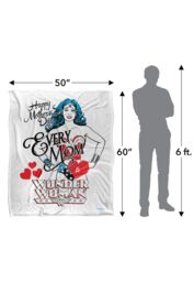 Warner Brothers Justice League Officially Licensed Silky Touch Super Soft Throw Blanket 152 x 127 cm in White - thumbnail 5