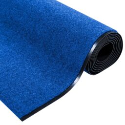 Berkfield Home Washable Door Mat - Blue 120x400 cm - Size: Medium - thumbnail 4