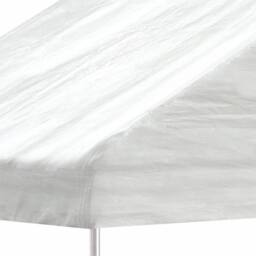 Berkfield Home Gazebo with Roof White 13.38x2.28x2.69 m Polyethylene - thumbnail 4