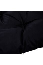 Living and Home 120cm W x 50cm D Waterproof Bench Seat Cushion in Black - Size: 120 cm W x 50 cm D - thumbnail 5