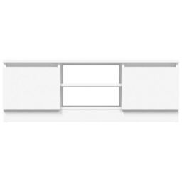 Berkfield Home TV Cabinet with Door White 102x30x36 cm - Size: 102 x 30 x 36 cm - thumbnail 5