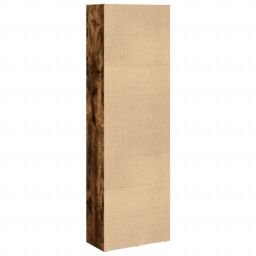 Berkfield Home Bookcase Smoked Oak 60x30x189 cm Engineered Wood in Brown - Size: 60 x 30 x 189 cm - thumbnail 6