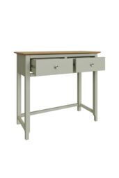 FWStyle 2 Drawer Sage Green Dressing Table Large Bedroom Furniture Modern - thumbnail 3