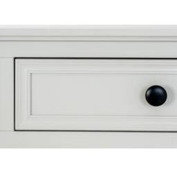 Lemon Pavilion Furniture and Decor Belmont Collection 2 Drawer Console Table - L33 x W90 x H80 cm - White - thumbnail 4