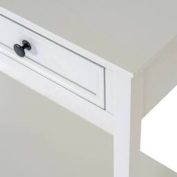 Lemon Pavilion Furniture and Decor Belmont Collection 2 Drawer Console Table - L33 x W90 x H80 cm - White - thumbnail 3
