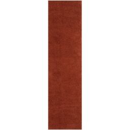 THE RUGS Terra Plain Soft High Pile Shaggy Rugs & Runners Living Room Bedroom in Terracotta - Size: 120 cm x 120 cm - thumbnail 9
