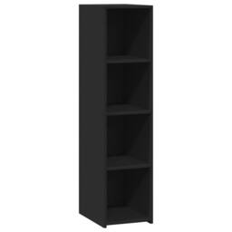 Berkfield Home Highboard Black 30x41x124 cm Engineered Wood - Size: 30 x 41 x 124 cm - thumbnail 2