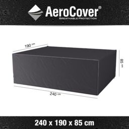 Ruma AeroCover Garden Furniture Waterproof Polyester Cover W130xD130xH85cm in Dark Grey - Size: 1 Pack - thumbnail 2