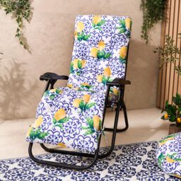 OHS Gravity Chair Seat Cushion Filled Outdoor Garden Water Resistant in Bright Yellow - thumbnail 1