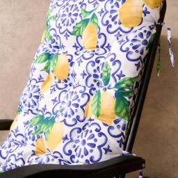 OHS Gravity Chair Seat Cushion Filled Outdoor Garden Water Resistant in Bright Yellow - thumbnail 4