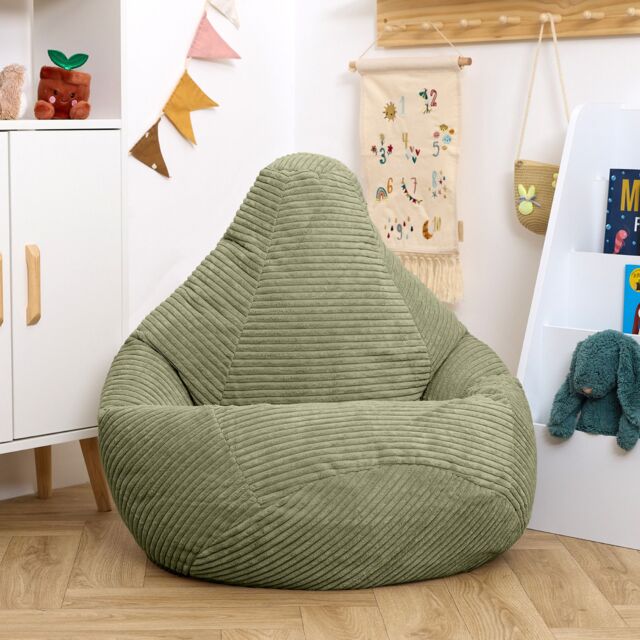 icon Kids Dalton Corduroy Bean Bag in Green - image 1