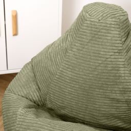 icon Kids Bean Bag, Dalton, Corduroy in Green - thumbnail 6