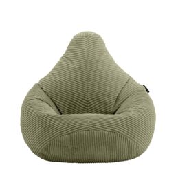 icon Kids Bean Bag, Dalton, Corduroy in Green - thumbnail 4