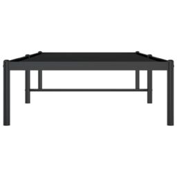 Berkfield Home Metal Bed Frame Black 75x190 cm Small Single - thumbnail 5