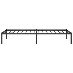 Berkfield Home Metal Bed Frame Black 75x190 cm Small Single - thumbnail 6