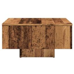 Berkfield Home Coffee Table Old Wood 60x60x31.5 cm Engineered Wood in Brown - thumbnail 5