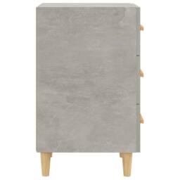 Berkfield Home Bedside Cabinet Concrete Grey 40x40x66 cm Engineered Wood - Size: 40 x 40 x 66 cm - thumbnail 5