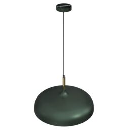 Milagro Lincoln Green Pendant Lamp 45 cm Hand Made Scandi Style Gold Interior - thumbnail 2