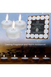 Deco Express Scented 25 Packs Tealights - Let It Snow in Blue - thumbnail 6
