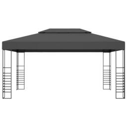 Berkfield Home Gazebo 3x4 m Anthracite in Charcoal - thumbnail 3