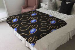Benjamin Tate Design Diamond Necklaces Blanket in Natural - Size: 120 cm x 150 cm - thumbnail 3