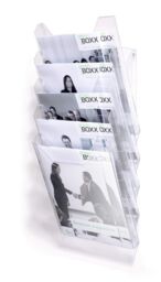 Durable COMBIBOXX 5 Literature Tray - Stand & Wall - A4 Portrait - Clear - Size: 1 Pack - thumbnail 4