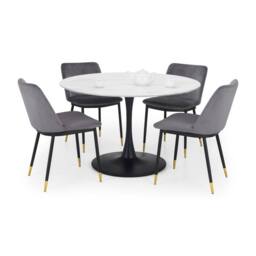 Cheshire Premium Holland 120cm Round Pedestal Dining Table - thumbnail 4