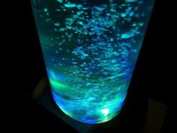 Vente-unique Bubble Water Column - Colour-Changing Leds - Silver - H130 Cm - WOBY - thumbnail 9