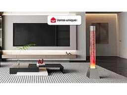 Vente-unique Bubble Water Column - Colour-Changing Leds - Silver - H130 Cm - WOBY - thumbnail 4