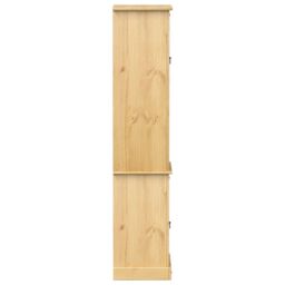 Berkfield Home Bathroom Cabinet Corona 50x40x185 cm Solid Wood Pine in Brown - Size: 50 x 40 x 185 cm - thumbnail 5