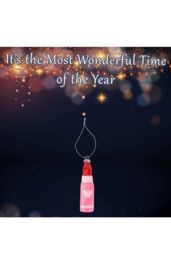 VFM e-Store Christmas Tree Decoration Lipstick Ornament X 1 11. 5x2. 6x2. 6cm in Pink - thumbnail 3