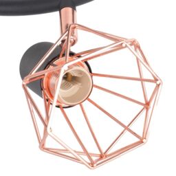 Berkfield Home Ceiling Lamp with 3 LED Filament Bulbs 12 W - thumbnail 4