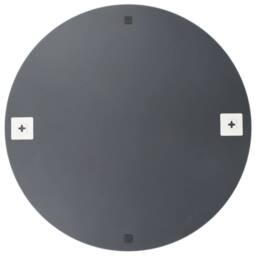 Berkfield Home Wall Mirrors 2 pcs 70 cm Round Glass in Silver - thumbnail 3
