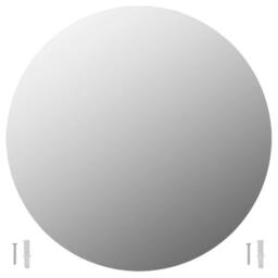 Berkfield Home Wall Mirrors 2 pcs 70 cm Round Glass in Silver
