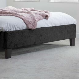 Birlea Bed Frame & Mattress Black Velvet Fabric Sleepsoul Paris - Size: Single - thumbnail 6
