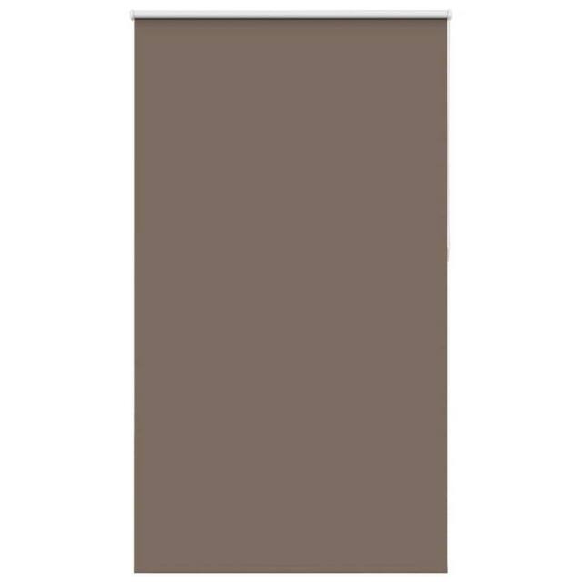 Berkfield Home Roller Blind Blackout Off-White 95x210 cm Fabric Width 90.7 cm Po… in Brown - image 1